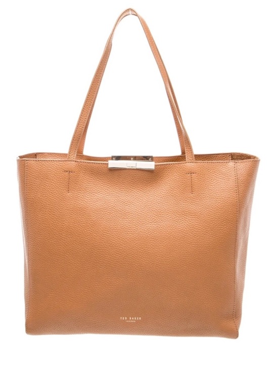 Ted Baker Handbags - Ted Baker Clarika Pebbled Leather Tote | Designer Shop Bag | Luxury | Everyday